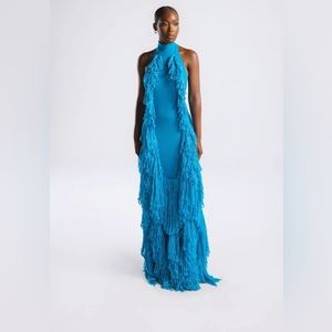 Mina Tassel Knit Gown by Hanifa